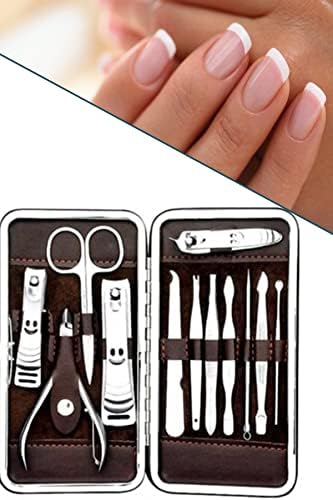Starmax Çantalı Tırnak Makası Cımbız Törpü 12 Parça Manikür Pedikür Seti 1410