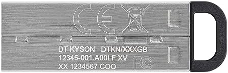 DataTraveler Kyson 128 GB DTKN/128GB 200 MB/s'ye kadar Okuma, 60MB/s' ye kadar yazma, Metal Gövdeli