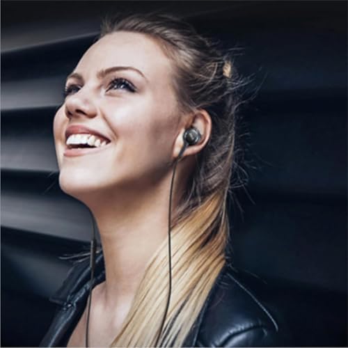 Type-C Kablolu Kulak İçi Kulaklık – Gürültü Önleyici Mikrofon, Dahili Ses Kontrol, Ergonomik Silikon Uçlar, HD Ses, Tüm Type-C Cihazlarla Uyumlu (Siyah)