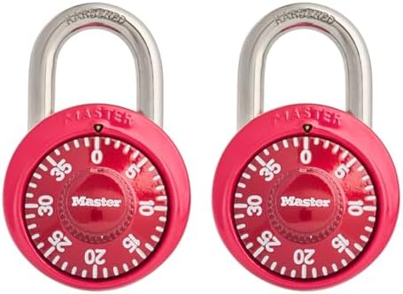 1530T Soyunma Kilidi Kombinasyon Asma Kilit, 2 Adet (1'li Paket) Renkler Değişebilir