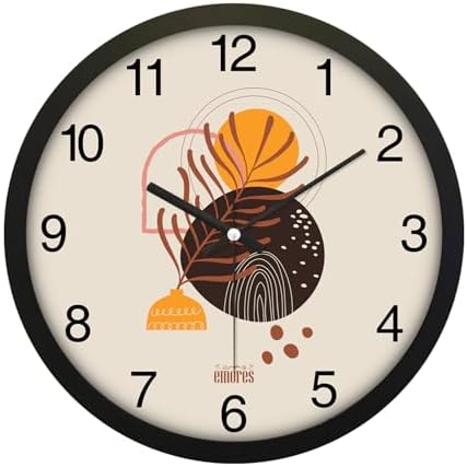 30 Cm Gerçek Cam Sessiz Mekanizma Duvar Saati