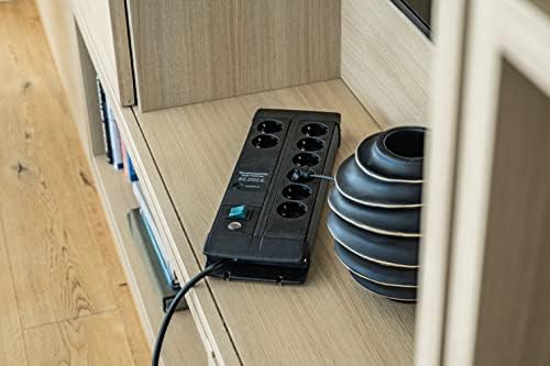 Premium- Duo Serisi 5 Yıl Garantili 60.000 Amper Akım Korumalı Özellikli 8 Soketli 3 Metre Kablolu Priz