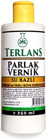 Su Bazlı Parlak Vernik 250 ml Akrilik ve Yağlı Boya Koruyucu
