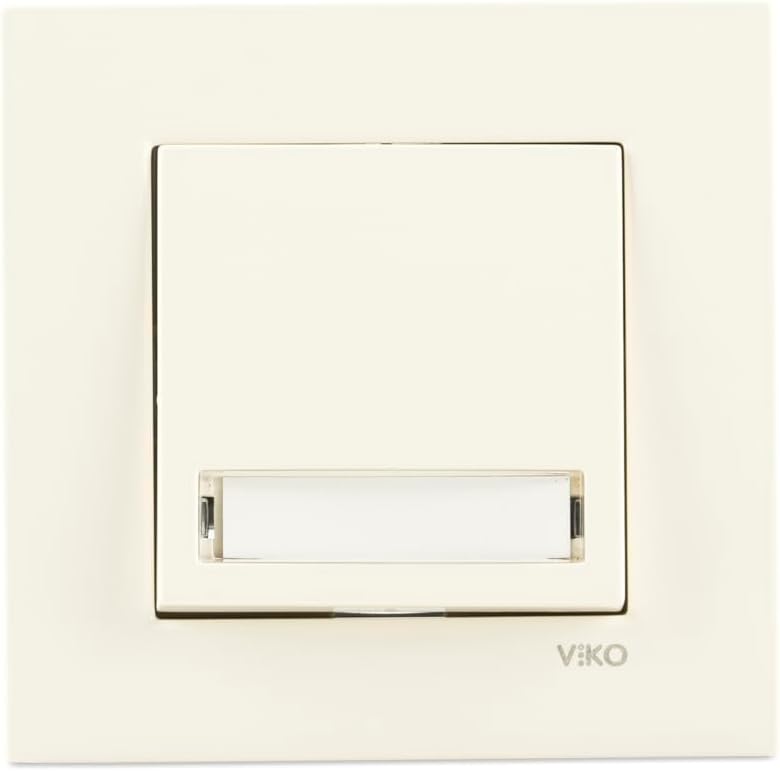 Krem Işıklı Etiketli Zil 24V Çabuk Bağlantı