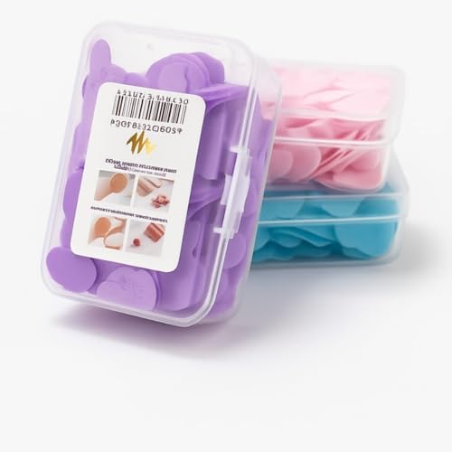 3’lü Renkli Kalp Şekilli Taşınabilir El Sabunu – Hijyenik Tek Kullanımlık Sabun Kutusu