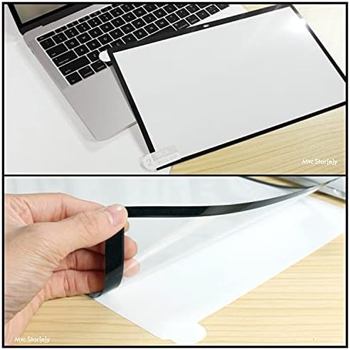 Air M1 ve Pro M1-M2 13 inç Uyumlu Mat Anti Glare Ekran Koruyucu Bar ID Şeffaf