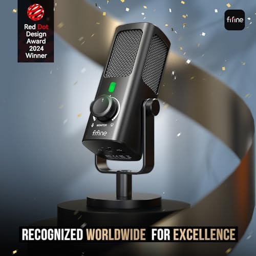 Stüdyo Kayıt/Bilgisayar Akışı için USB-Podcast-Kondenser-Mikrofon, YouTube Müzik Vokal Oluşturma için Masaüstü-Metal-Mic, Monitör-Mix Ses Kontrolü, Düşük Kesim Anahtarı (PROFILE3)