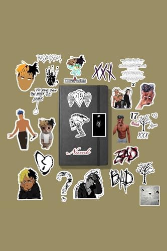 Xxxtentacion Paketi/Bullet Journal Defter Çıkartma Ajanda Laptop Etiket, 8689988557458