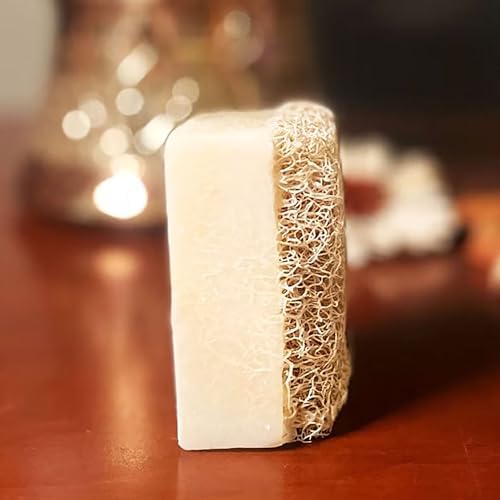 Doğal Kabak Lifli Eşek Sütü Sabunu ve Kabak Lifli Keçi Sütü Sabunu 2'li Set