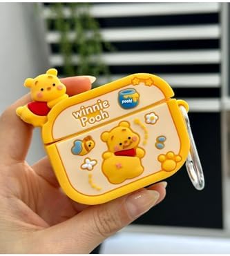 3. Nesil ile Uyumlu Özel Tasarım Oyuncaklı Kalın Silikon Koruyucu Kılıf - Sarıwinnie