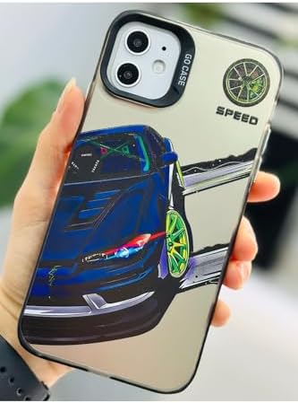 11 ile Uyumlu KÖŞELİ Parmak İzi Bırakmaz SİLVİA Baskılı Metalik ELECTRO Silikon Kılıf