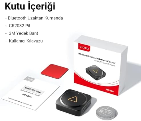 Tüm Kamera Serileri için BTR200 Kablosuz Bluetooth Uzaktan Kumanda