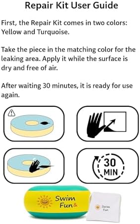 Swim Fun Çocuk Yüzme Kolluğu, Güvenlikli İçi Dolgulu, Bebek Yüzme Kolluğu, Deniz Kolluk, Havuz Kolluk, PU Malzeme