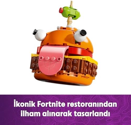Burger 77070-9 Yaş ve Üzeri Video Oyunu Sevenler İçin Sergilenebilir Yaratıcı Oyuncak Yapım Seti (193 Parça)