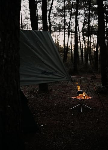 Badger Ragnar Tarp Tente 3X4M, Kamp Brandası, Çadır Branda, Hafif Hamak, Tente Gölgelik, Su Geçirmez, Açık Barınak