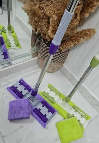 Sihirli Teleskobik Mandallı Mop.Yedek Bez Hediyeli.,Duvar,Yüzey ve Cam Temizlik Paspası (nks123)