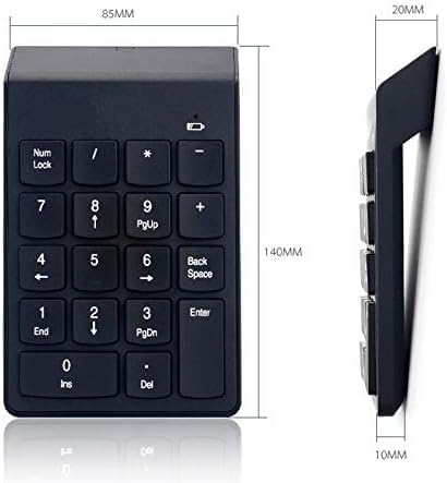 AL-2021 USB Numpad Keypad Kablosuz Numerik Klavye USB Numaratör Tuş Takımı
