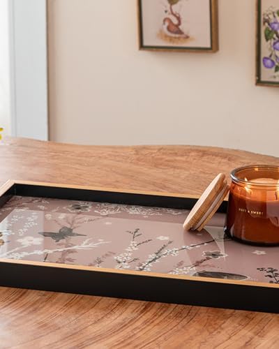 Spring Dekoratif Tepsi 31x46 cm Beyaz