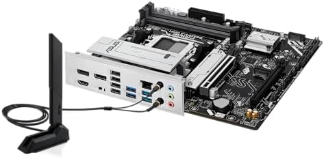 B850M-A WiFi, AMD mATX ana kart, DDR5 yuvası, PCIe 5.0 Ready, 3 M.2 yuvası, Wi-Fi 6E, Ethernet Realtek 2.5 GB, DisplayPort, HDMI, USB-C ön 5 Gbps, BIOS Flashback, Sync