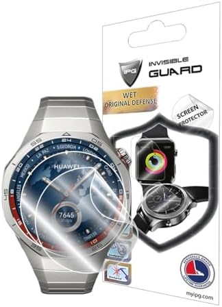 IPG GT 5 Pro 46 mm Akıllı Saat Hidrojel Ekran Koruyucu (2 Adet) Görünmez HD Şeffaf Film Çizilmez Koruma-Pürüzsüz/Kendi Kendini İyileştirme/Kabarcıksız GT5Pro-46mm için