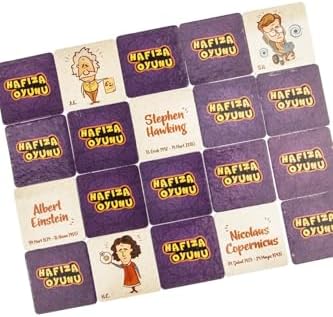 Bilim Insanlarını Bul Okul Öncesi Hafıza Geliştirici 20'Li Oyun Kartları