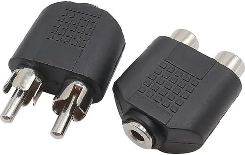 Dişi 3.5 mm stereo erkek 2 rca 2x erkek rca dişi stereo jack