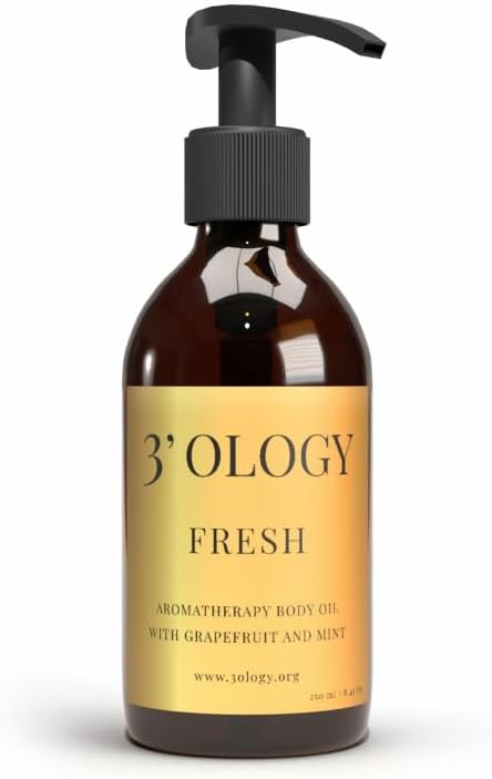 Aromatherapy Body Oil With Grapefruit And Mint, 250 ml