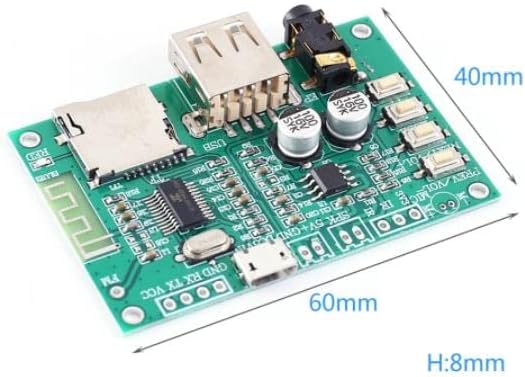 BT-201 MP3 Bluetooth 5.0 dijital güç amplifikatörü modülü