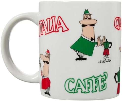 - Kupa - Mug Tricolore Omino - 250mL - Porselen
