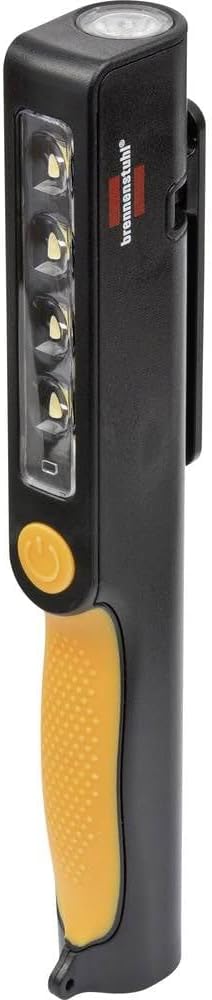 LED lamba/kullanışlı LED pil Clipleuchte (çalışma lambası Akkubetrieben, dahil dönebilen Clip mıknatıslı) renk: siyah/sarı, 1 adet, 1175890
