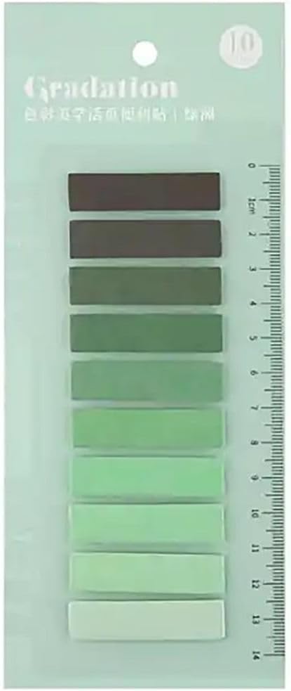 GUGUK Koyu Yeşil Tonları Temalı 10 Renkli Cetvelli Index • Index • • Sticky