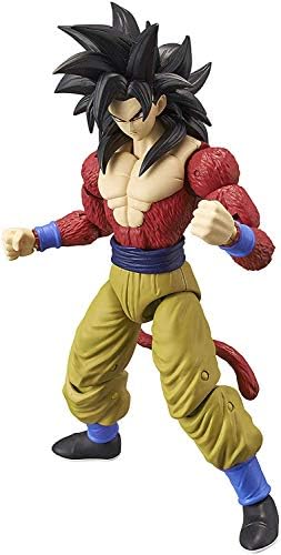 16 cm Dragon Ball Super Saiyan 4 Goku Poz Verilebilir Figür, Dragon Stars Serisi