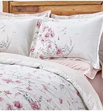 Dalila Pembe %100 Pamuk Çift Kişilik Nevresim Takımı