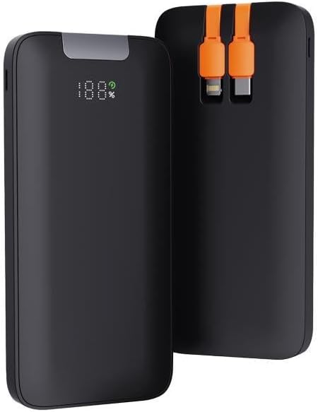 10000 Mah 22.5W Hızlı Şarj Kendinden Kablolu Powerbank PB-55