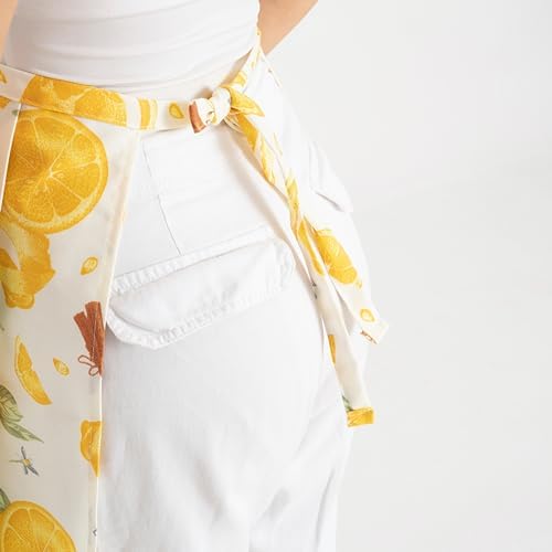Sarı Havlulu Su Geçirmez Mutfak Önlüğü, Yetişkinler için Önlük, Erkekler Kadınlar için Pişirme Önlükleri, Barbekü Önlükleri Ev, Restoran, El Sanatları, Bahçe, Barbekü, Okul