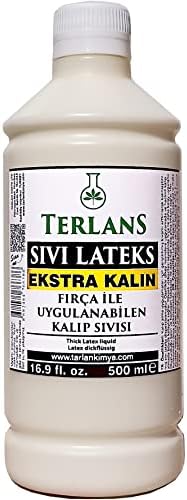 Ekstra Kalın Sıvı Lateks 500 ml Fırça ile Sürülebilir Kalıp Sıvısı Thick Latex