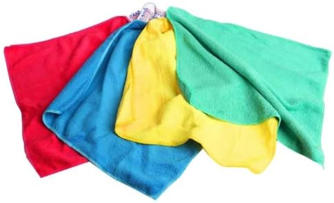 Mikrofiber Temizlik Bezleri 4’lü Paket, Daha Yumuşak Yüksek Emici, Ev, Mutfak, Araba, Pencere Silme ve Hediyeler için Tüy & İz Bırakmayan Tasarım