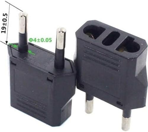 Amerikan Fiş Çevirici, Tip C Priz Dönüştürücü, Seyahat Adaptörü, ABD İngiliz Fişini Avrupa/Türkiye 220V Prizine Çevirici, 6A 1600W Maks Güç, A Kalite Sıkı Geçme