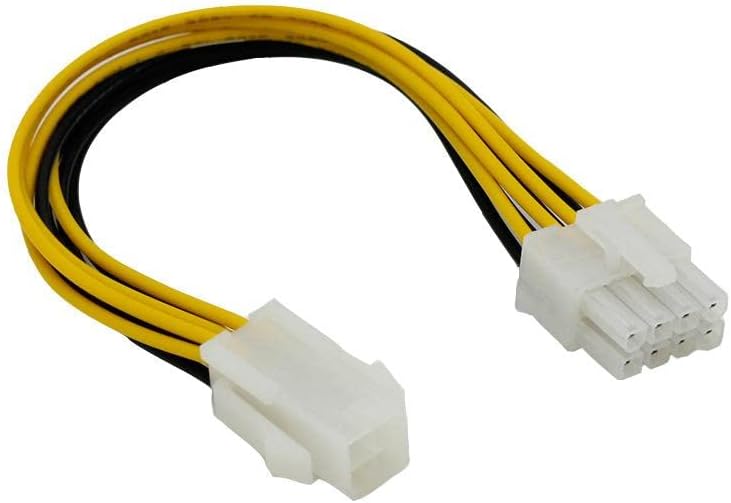 Plus PX-4261 4 Pin To 8 Pin PSU Güç Çevirici, Anakrt 4pini 8 pine Çevirici Kablo