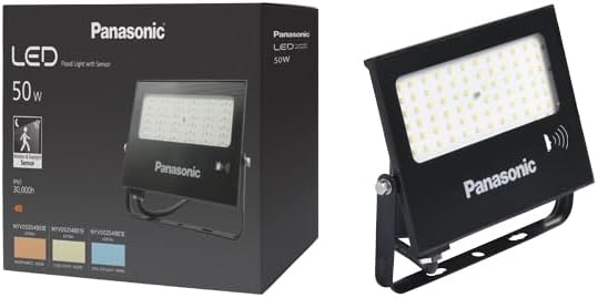 LED FLOODLIGHT SENSOR 50W 4270LM 4000K Kelvin-Sarı Işık