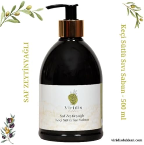 Saf Zeytinyağlı Keçi Sütlü Sıvı Sabun
