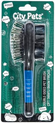 City Pets Çift Taraflı Bakım Fırçası C-8284