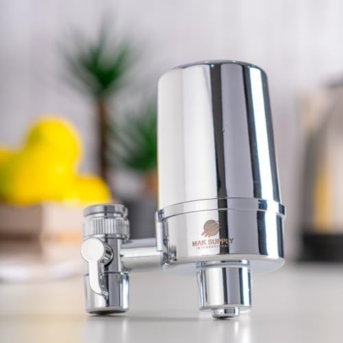 MAK SUPPLY Mutfak musluk su filtresi, su arıtma cihazı kloru ve koku Azaltır