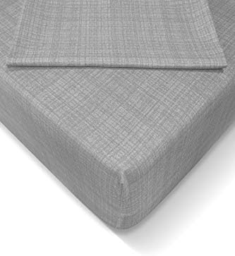 120x200 Cm Lastikli Çarşaf Seti - Gri AT7610