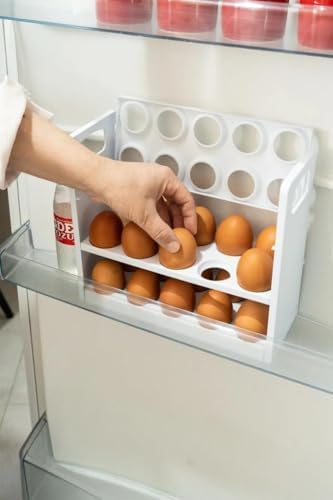 Life 3 Katlı 30 Bölmeli Buzdolabı İçi Yumurtalık Organizeri MIT1094