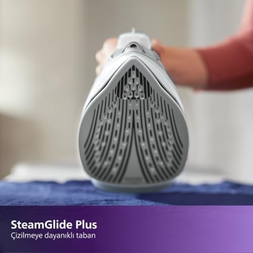 5000 Serisi Buharlı Ütü – 2400W, 40g/dk Sürekli Buhar, 160g Şok, SteamGlide Plus Taban, Dahili Kireç Temizleme, Damlatmaz Sistem, Dikey Kullanım Özelliği (DST5010/10)