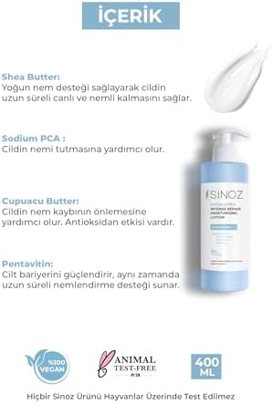 Yoğun Nemlendirici ve Onarıcı Bakım Losyonu 400 ML