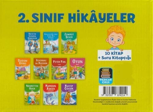 2. Sınıf Hikayeler Okuma Seti - 10 Kitap Soru Kitapçığı İlaveli