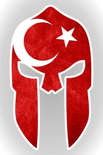 Aksesuar Ay Yıldız Türk Bayrağı Miğfer 15 x 8,5 cm