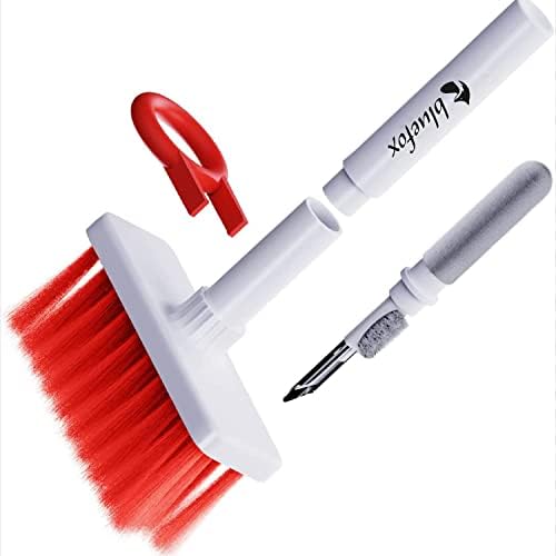 Yumuşak Klavye Fırçası, Kulaklık Temizleyici 5'i 1 arada Çok İşlevli Elektronik Cihaz Temizleme Seti